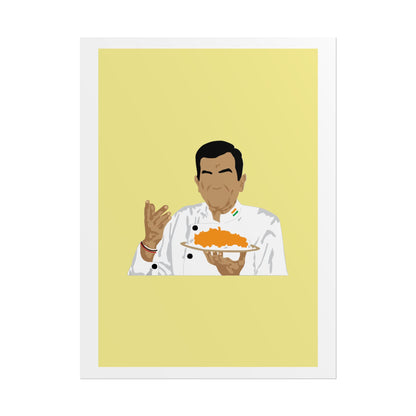 Sanjeev Kapoor - Chef Rolled Poster - Perfect Kitchen Wall Art for Foodies and Culinary Enthusiasts