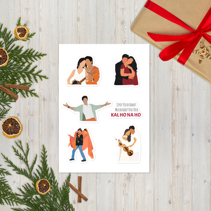 SRK Romantic Moments Sticker Pack – Bollywood Romance Edition