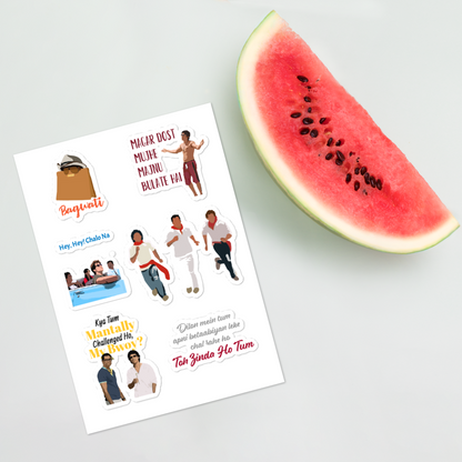 Zindagi Na Milegi Dobara Stickers – Adventure, Friendship & Glossy Vibes