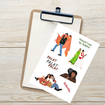 Dilwale Dulhania Le Jayenge Stickers – Glossy, Nostalgic & Full of Heart