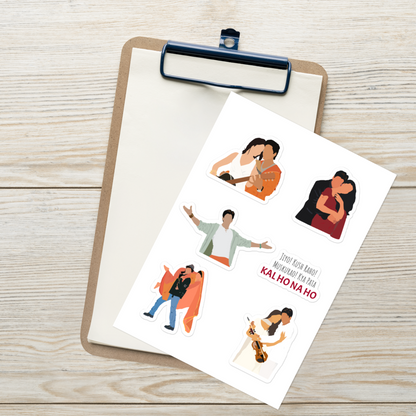 SRK Romantic Moments Sticker Pack – Bollywood Romance Edition