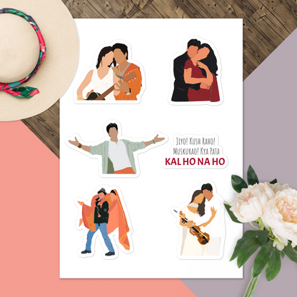 SRK Romantic Moments Sticker Pack – Bollywood Romance Edition