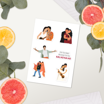 SRK Romantic Moments Sticker Pack – Bollywood Romance Edition