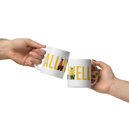 3 Idiots “All Is Well” Mug – Iconic Bum‑Seat Scene Edition