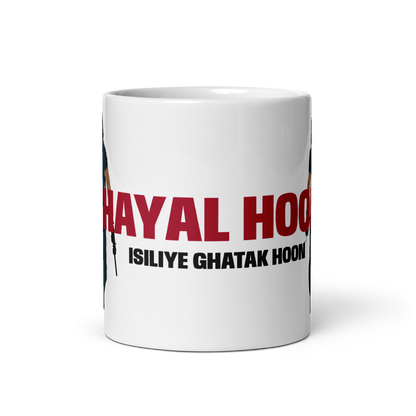 Dhurandhar “Ghayal Hoon Isiliye Ghatak Hoon” Mug – Raw, Rugged & Unmissable