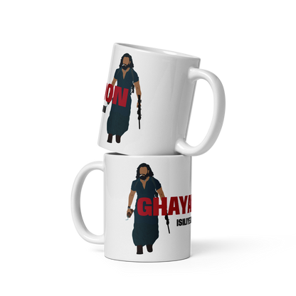 Dhurandhar “Ghayal Hoon Isiliye Ghatak Hoon” Mug – Raw, Rugged & Unmissable