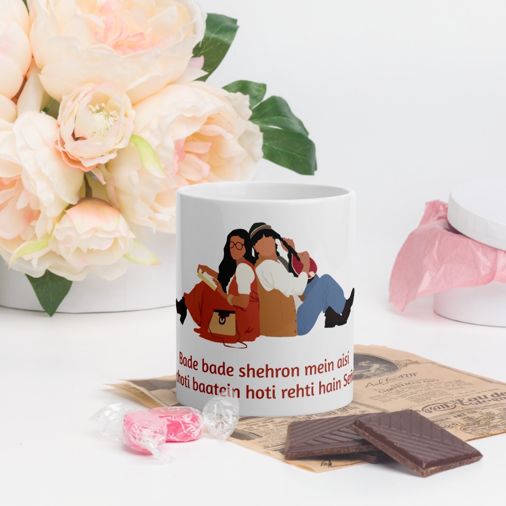DDLJ Bade Bade Shehron Mein… Mug – Raj & Simran Classic Romance Collectible