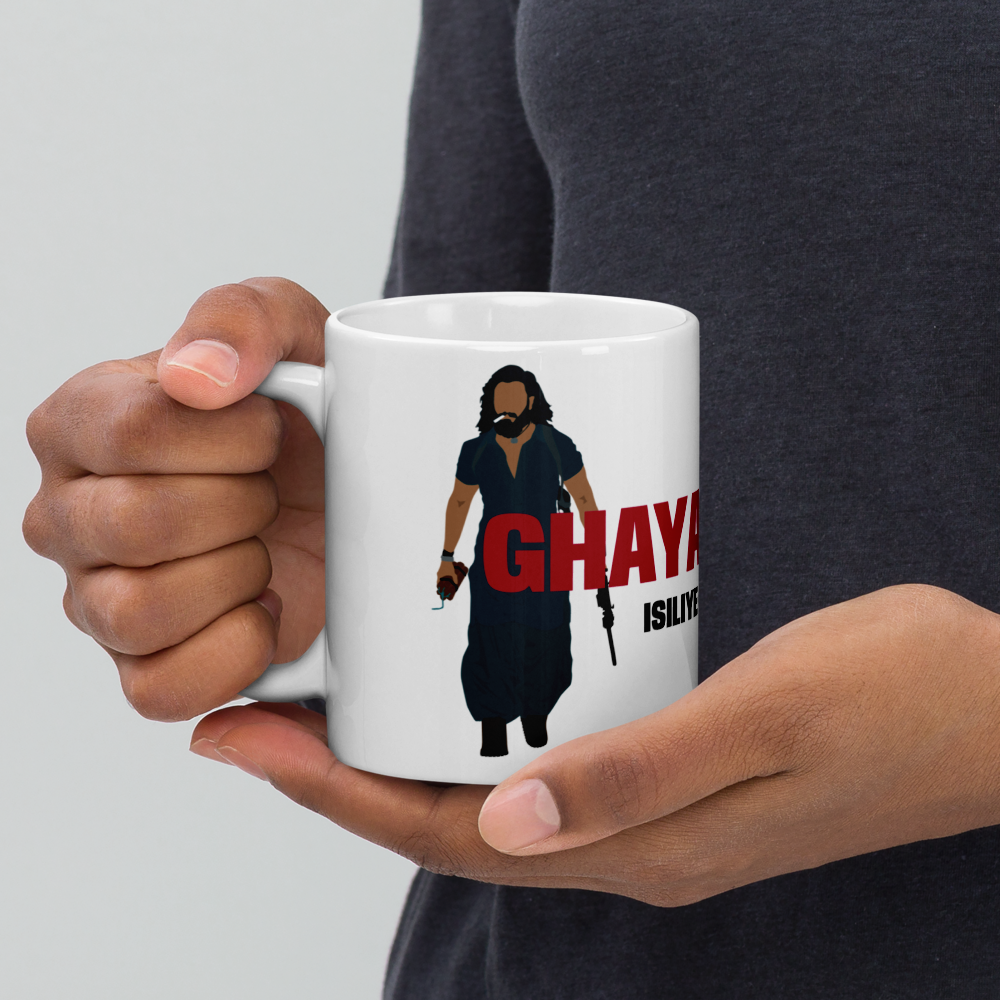 Dhurandhar “Ghayal Hoon Isiliye Ghatak Hoon” Mug – Raw, Rugged & Unmissable