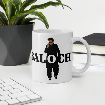 SHER‑E‑BALOCH Mug – Raw, Rugged & Full Filmi Attitude