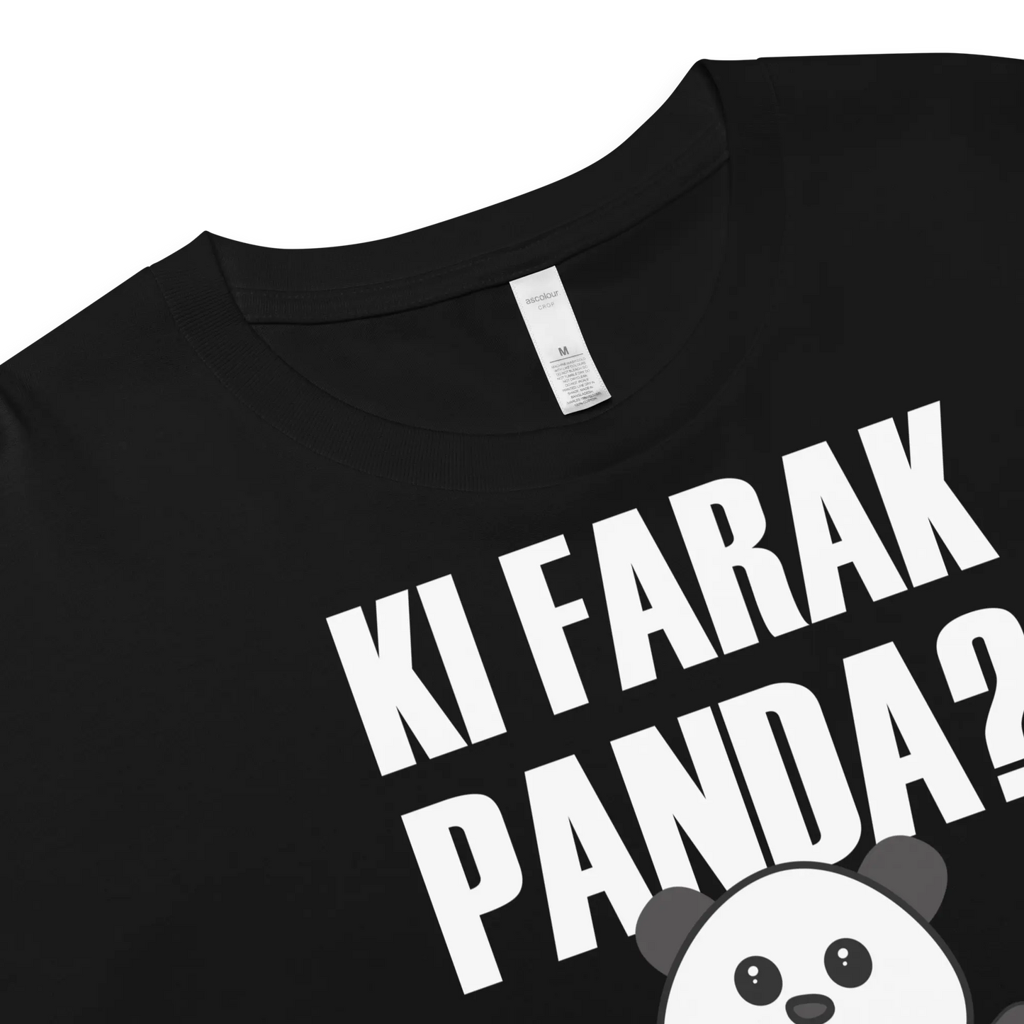 Women’s Crop Top - Ki Farak Panda Bakwaas Company