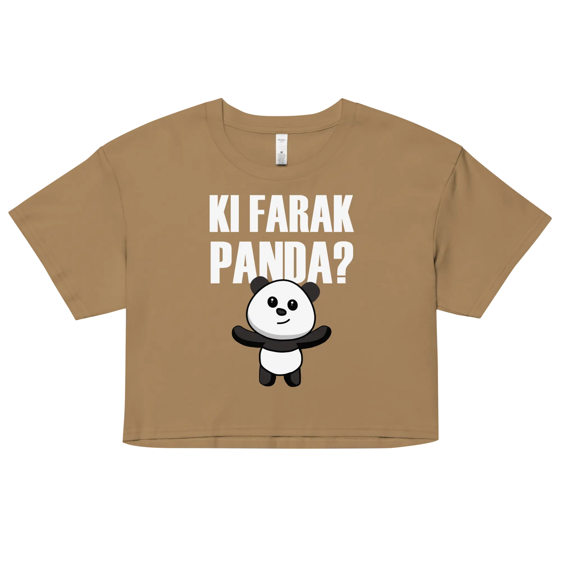 Women’s Crop Top - Ki Farak Panda Bakwaas Company